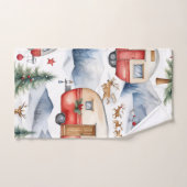 Caravan Kerstmis Bad Handdoek (Handdoek)
