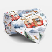 Caravan Kerstmis Stropdas (Opgerold)