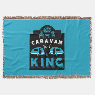 Caravan King geschenken voor kampeerders Deken