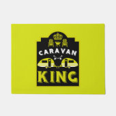 Caravan King geschenken voor kampeerders Deurmat (Voorkant)