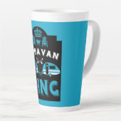 Caravan King geschenken voor kampeerders Latte Mok (Rechterhoek)