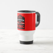 Caravan King geschenken voor kampeerders Reisbeker (Voorkant rechts)