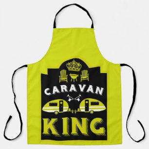 Caravan King geschenken voor kampeerders Schort