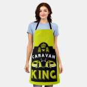 Caravan King geschenken voor kampeerders Schort (Gedragen)