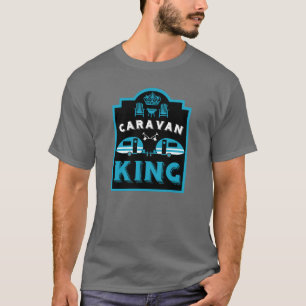 Caravan King geschenken voor kampeerders T-shirt