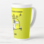 Caravan Kunstcadeautjes in ruste houden van mijn c Latte Mok (Rechterhoek)