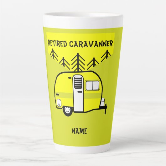 Caravan Kunstcadeautjes in ruste houden van mijn c Latte Mok (Voorkant)