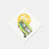 Caravan Lost Retro Seventies Style Servet (Hoek)