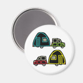 Caravan Magneet (Voorkant / Achterkant)