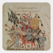 Caravan naar Mecca Vierkante Sticker (Voorkant)