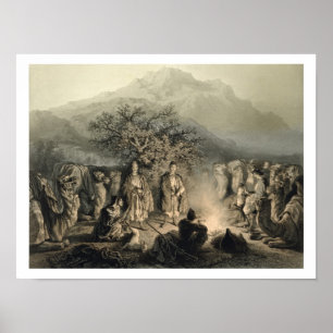 Caravan of Armenian Merchants, Transkaukasia, plat Poster