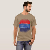 Caravan oldschool retro t-shirt (Voorkant volledig)
