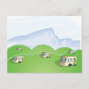caravan park briefkaart