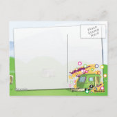 caravan park briefkaart (Achterkant)