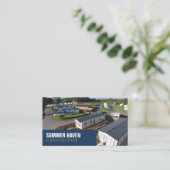 Caravan Park, eigenaar vakantiepark, manager Visitekaartje (Staand voorkant)