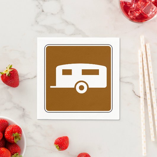Caravan Park Papieren servetten