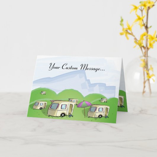 Caravan Park - Versie 2 Kaart (Gele Bloem)