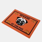 Caravan Pug Dog-deurmat Deurmat (Schuin)