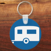 Caravan Road Sign Sleutelhanger (Voorkant)