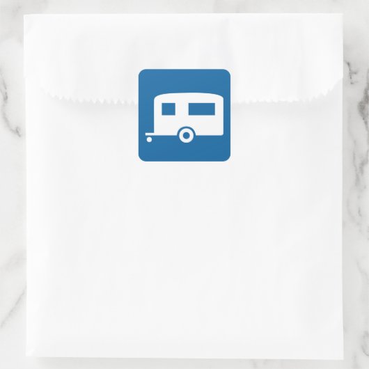 Caravan Road Sign Stickers (Tas)