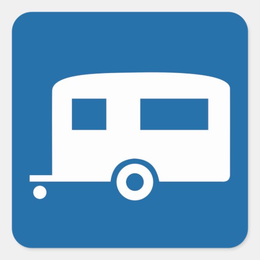 Caravan Road Sign Stickers (Voorkant)