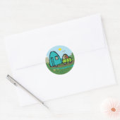 Caravan Ronde Sticker (Envelop)