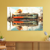  Caravan Trailer RV Thunder_Cove Canvas Afdruk (Insitu (Woonkamer))