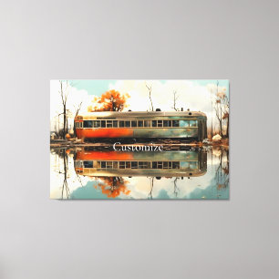  Caravan Trailer RV Thunder_Cove Canvas Afdruk