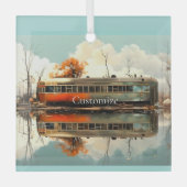  Caravan Trailer RV Thunder_Cove Glas Ornament (Voorkant)