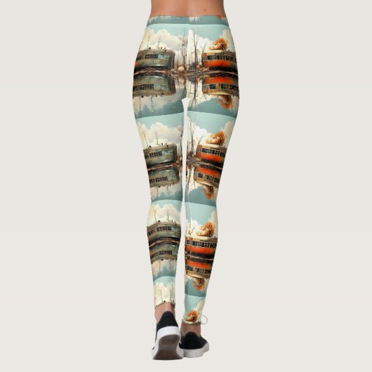  Caravan Trailer RV Thunder_Cove Leggings (Achterkant)