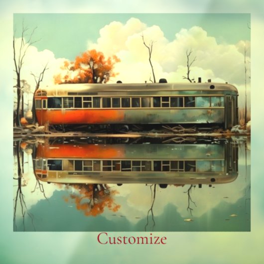 Caravan Trailer RV Thunder_Cove Raamsticker (Vel 3)