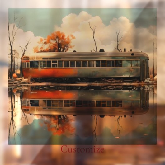  Caravan Trailer RV Thunder_Cove Raamsticker (Vel 2)