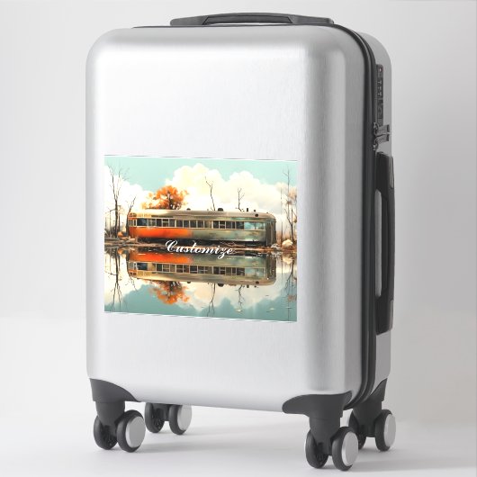  Caravan Trailer RV Thunder_Cove Sticker (Koffer)