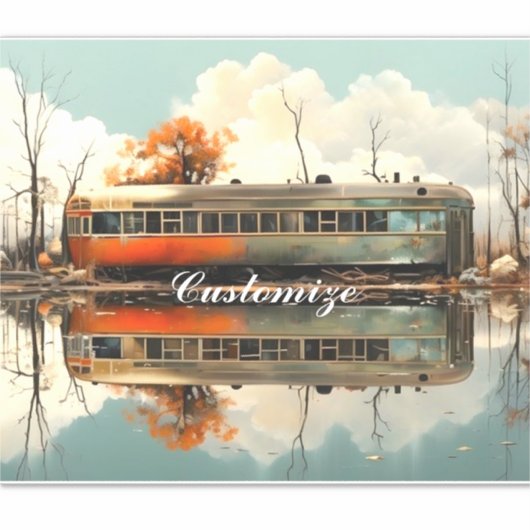 Caravan Trailer RV Thunder_Cove Sticker (Voorkant)