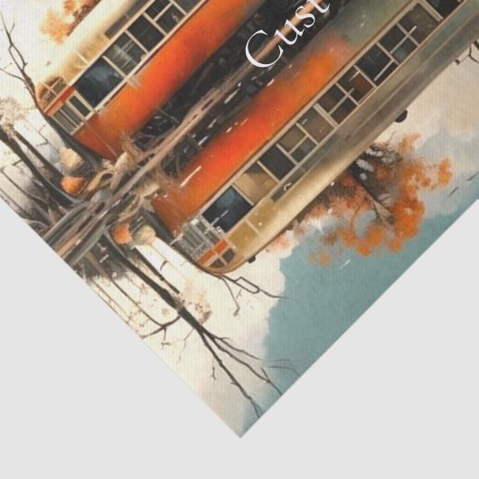 Caravan Trailer RV Thunder_Cove Tissuepapier (Detail)