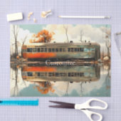 Caravan Trailer RV Thunder_Cove Tissuepapier (Craft)