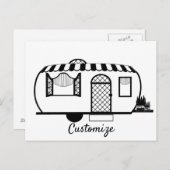 Caravan Trailer Thunder_Cove Briefkaart (Voorkant / Achterkant)