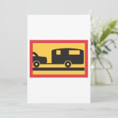 Caravan Trekken Kaart (Staand voorkant)