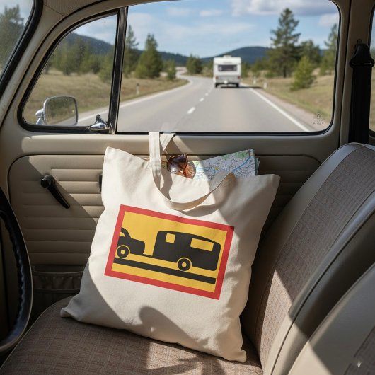 Caravan trekken tote bag