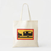 Caravan trekken tote bag (Voorkant)