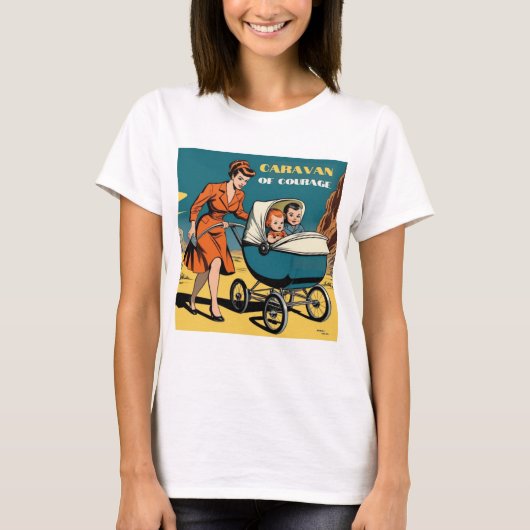 Caravan van moed t-shirt (Voorkant)