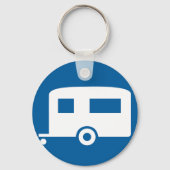 Caravan Wegbord Sleutelhanger (Voorkant)