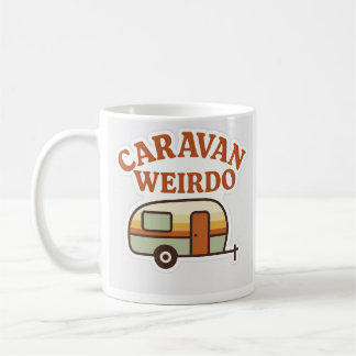 Caravan Weirdo Retro Camping Design Koffiemok