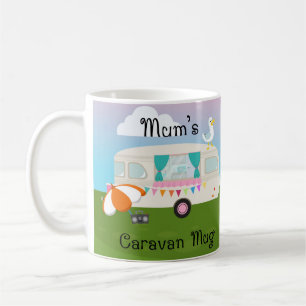 Caravan White van 11 oz Classic White Mok