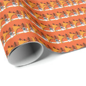 Caravaning kerstcadeau cadeaupapier (Rol Hoek)