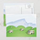 caravanpark briefkaart (Voorkant / Achterkant)