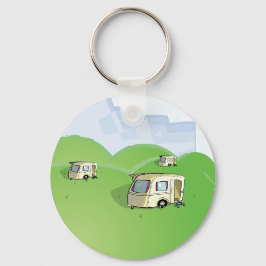 caravanpark sleutelhanger (Voorkant)