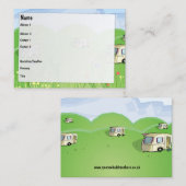 Caravanpark Visitekaartje (Voorkant / Achterkant)