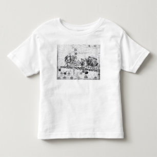 Caravans die de Uralen oversteken op weg naar Kinder Shirts