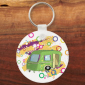 caravans sleutelhanger (Voorkant)